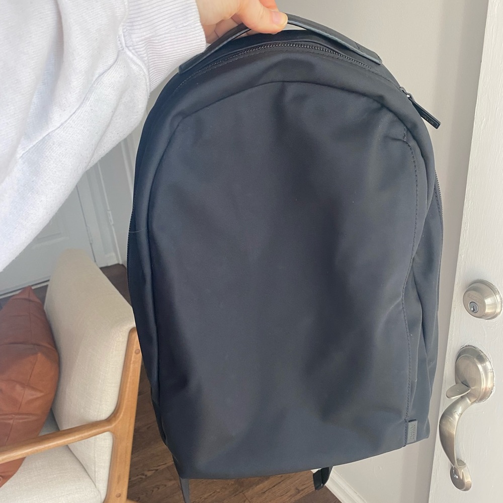 Away Daypack in Black Nylon